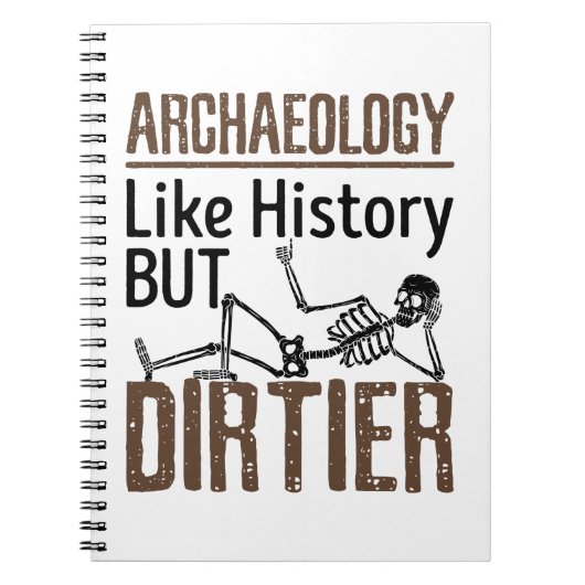 歴史のように汚い考古学 ノートブック (正面)