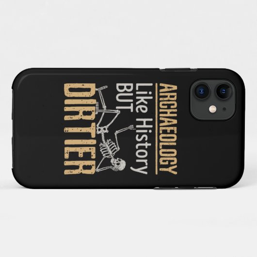 歴史のように汚い考古学 Case-Mate iPhoneケース (裏面(横))