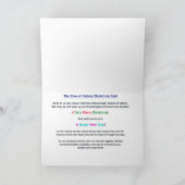 歴史のクリスマスカードの流れ シーズンカード (内部)