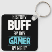 歴史のバフ日ゲーマー彼のためのナイトコスチューム キーホルダー (裏面)