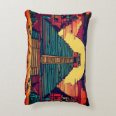 歴史のパターンを明らかにする アクセントクッション (裏面(縦))