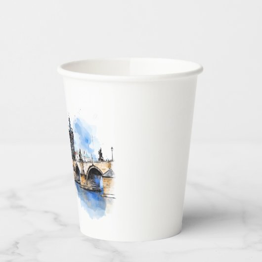 歴史の一口プラハ 紙コップ (左)