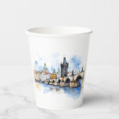 歴史の一口プラハ 紙コップ (正面)
