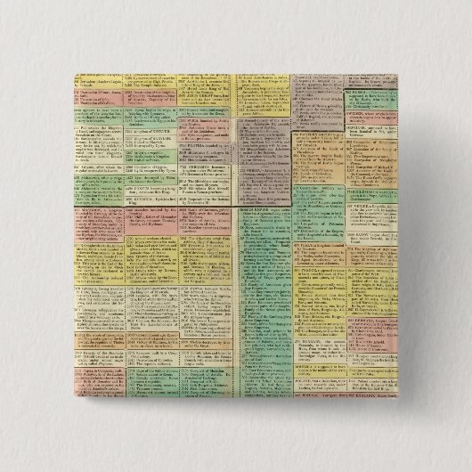 歴史の世界から1789年 缶バッジ (正面)