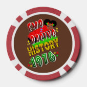 歴史の受け入れ1976 ポーカーチップ (裏面)