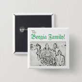 歴史のBorgia恐ろしい家族 缶バッジ (正面&裏面)
