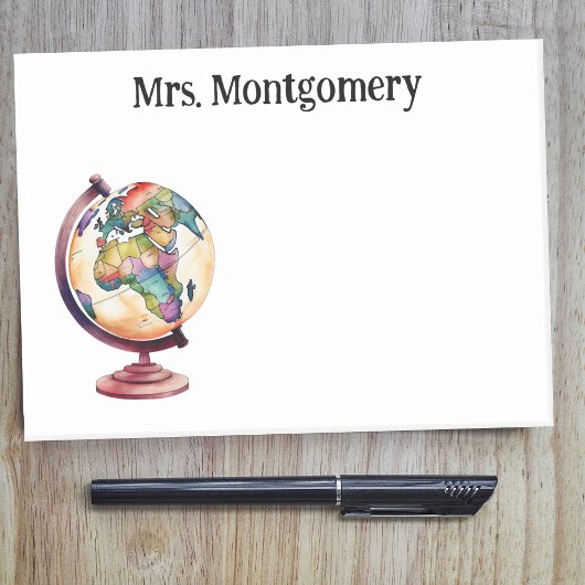 歴史または地理先生謝礼ギフト ポストイット