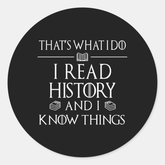 歴史を知る歴史読本読者私 ラウンドシール (正面)