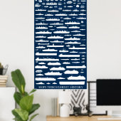 歴史を通して出荷 – インフォグラフィックポスター ポスター (ホームオフィス)