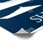 歴史を通して出荷 – インフォグラフィックポスター ポスター (角)