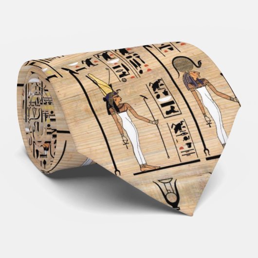 歴史エジプト学ファラオ絵文字の教授 ネクタイ (ロール)