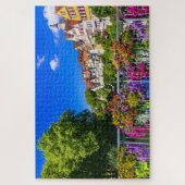 歴史カラフル建物景観ドイツ ジグソーパズル (縦)