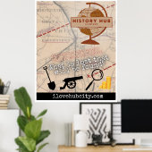 歴史ハブハンターズ – 公式ポスターシーズン1 ポスター (ホームオフィス)