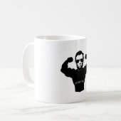 歴史バフおもしろいことわざ正直エイブリンカーン コーヒーマグカップ (正面左)