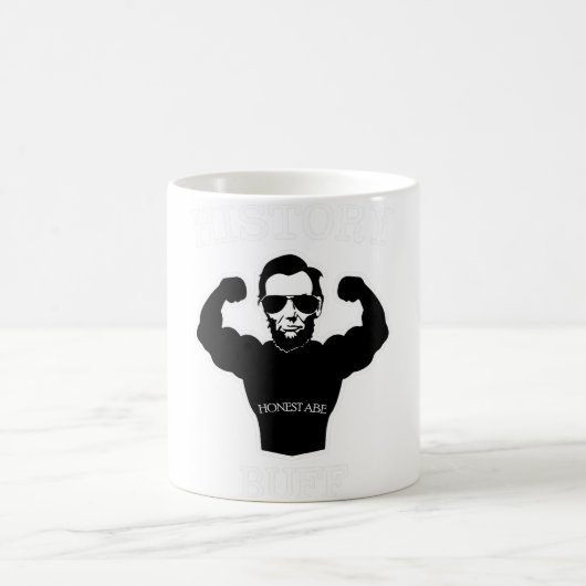 歴史バフおもしろいことわざ正直エイブリンカーン コーヒーマグカップ (中央)