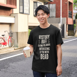 歴史バフ歴史家の歴史的な記念品 Tシャツ