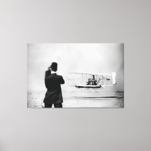 歴史上初の水上飛行 – W. Wright 1909 キャンバスプリント