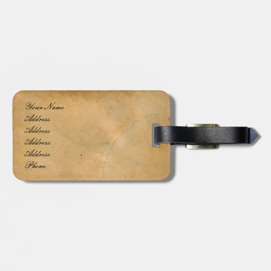 歴史世界地図1799 ラゲッジタグ (裏面横)