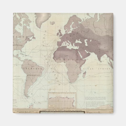 歴史世界地図 マグネット (正面)