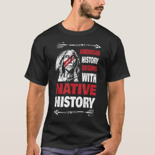 歴史先住民アメリカ Tシャツ