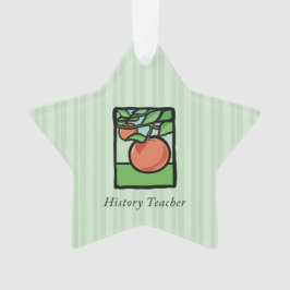 歴史先生ありがとうApple オーナメント