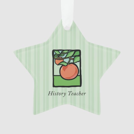 歴史先生ありがとうApple オーナメント (正面)