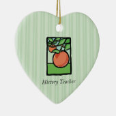 歴史先生ありがとうApple セラミックオーナメント (右)