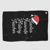 歴史先生クリスマス ゴルフタオル (横)