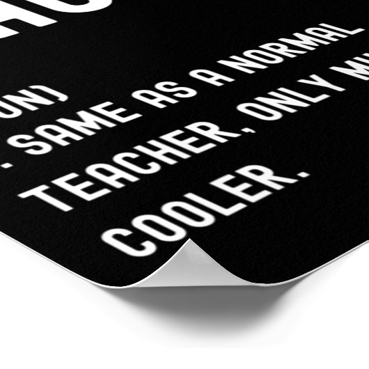 歴史先生定義学校の初日 ポスター (角)