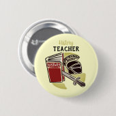 歴史先生本装甲刀ピンバックボタン 缶バッジ (正面&裏面)