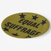 歴史参政権ピン記念紙プレート ペーパープレート (アングル)