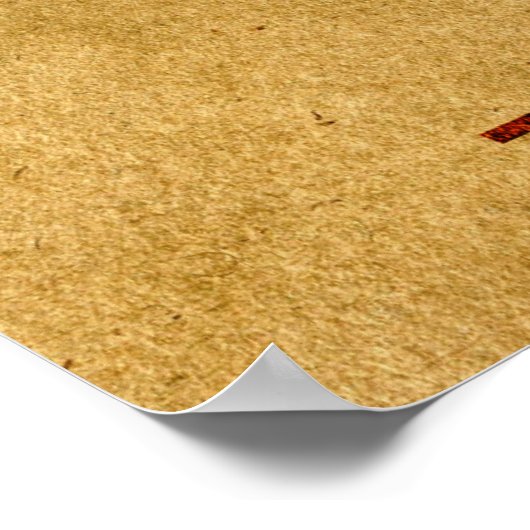 歴史周期表(1898) ポスター (角)