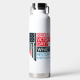 歴史問題 – 政治はっきりした声明アート ウォーターボトル
