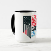 歴史問題 – 政治はっきりした声明アート マグカップ (正面左)