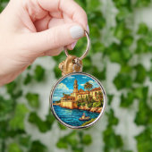 歴史地中海の的な沿岸地帯 キーホルダー (手)