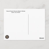 歴史地区マーカダーデシティフロリダ ポストカード (裏面)