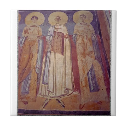 歴史壁画ローマ美術の陶磁器タイル タイル (正面)