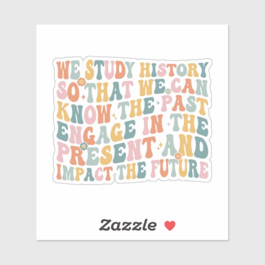 歴史学は私たちの未来を変える シール (シート)