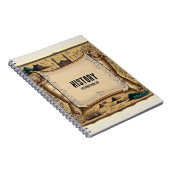 歴史学校の科目 ノートブック (右側)