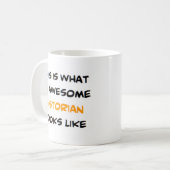 歴史家素晴らし コーヒーマグカップ (正面左)