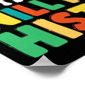 歴史教えを築く人々への歴史 ポスター (角)