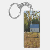 歴史教会と墓地 キーホルダー (正面左)