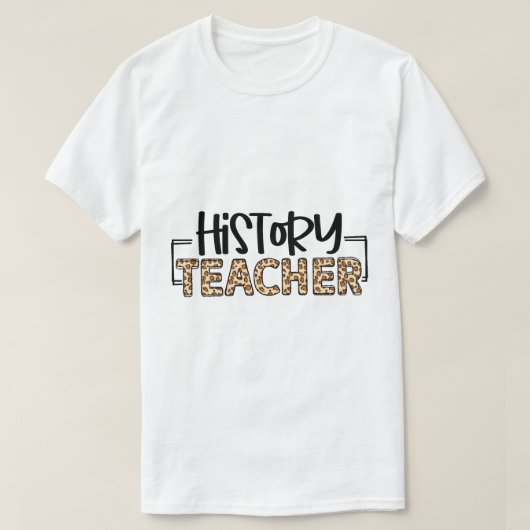歴史教師Tシャツ Tシャツ (デザイン正面)