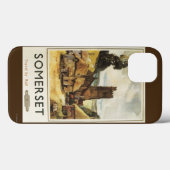 歴史村の風景イギリス鉄道ポスター Case-Mate iPhoneケース (裏面 (横))