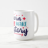 歴史生まれをコーヒーのマグカップにする コーヒーマグカップ (正面右)