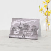 「歴史的からのハーバード大学、 カード (黄色い花)