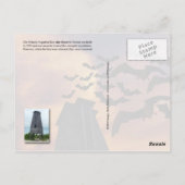 歴史的こうもりタワー，シュガローフ鍵，フロリダ ポストカード (裏面)