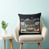 "歴史的なくねり、オレゴンのクリスマス" クッション (椅子)