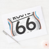 歴史的なアメリカRoute66ギフト 長方形シール (封筒)