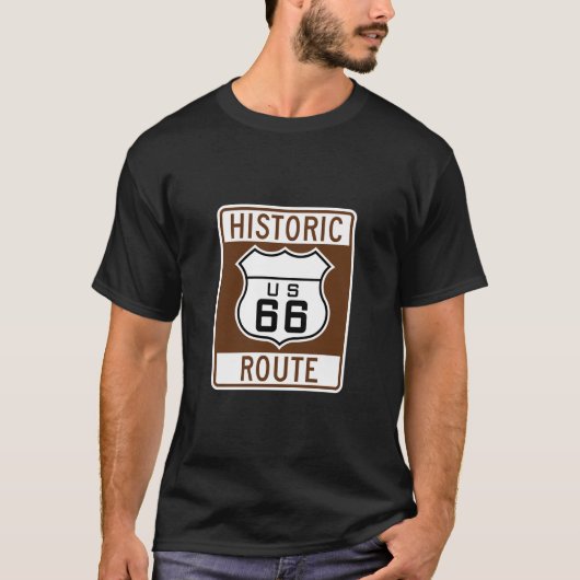 歴史的なアリゾナの米国のルート66 Tシャツ (正面)